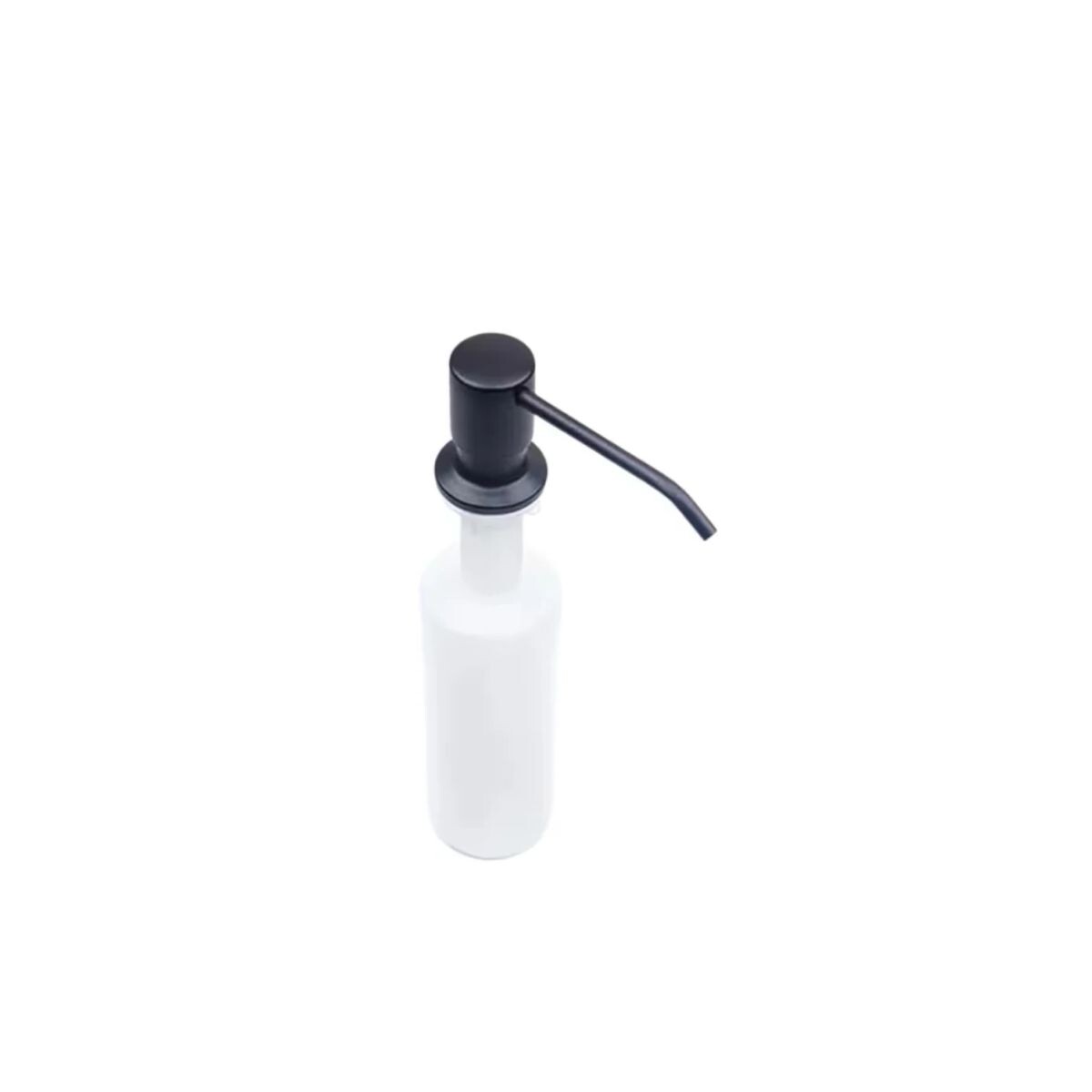 Dispensador De Jabón Bajo Mesada 500 Ml Negro Mate 
