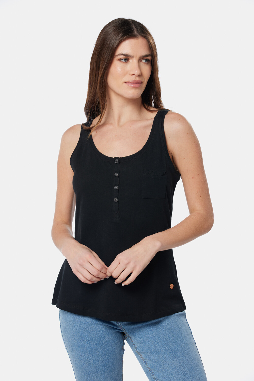 MUSCULOSA LISA Negro