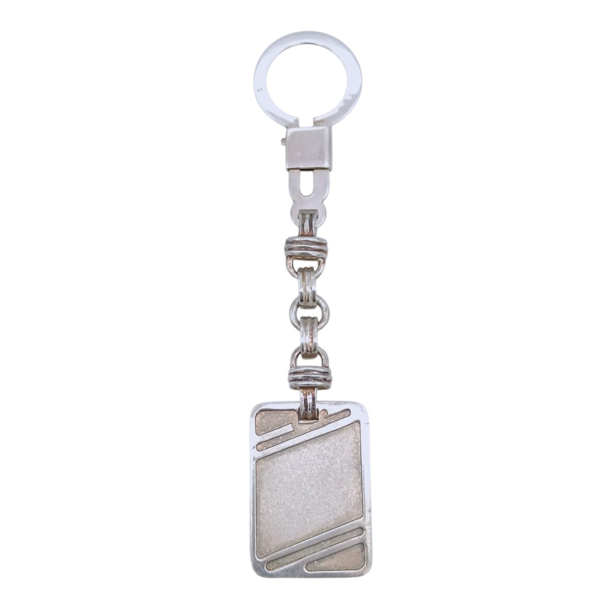 LLAVERO LISO PARA GRABAR - PLATA - plateadouniforme 