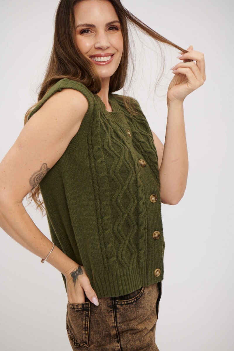 CHALECO CLOTILDE VERDE