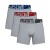 Boxer Under Armour Charged Cotton 3 Pack Gris