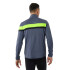 Buzo de Hombre New Balance Accelerate Half Zip Gris - Amarillo Fluo