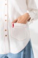 Camisa Ota Linen Blanco PRE VENTA