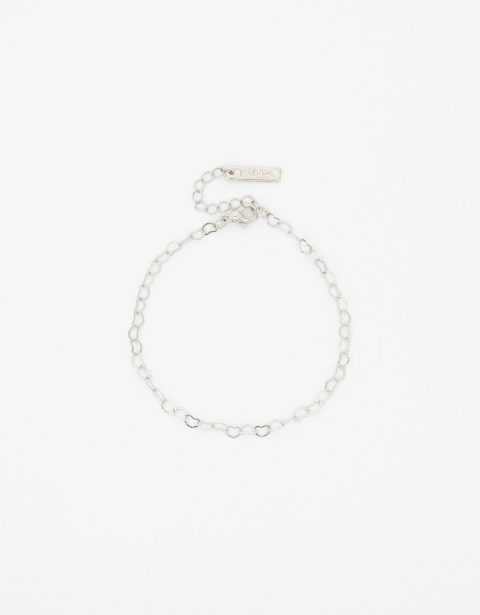 Pulsera Metal Corazones 