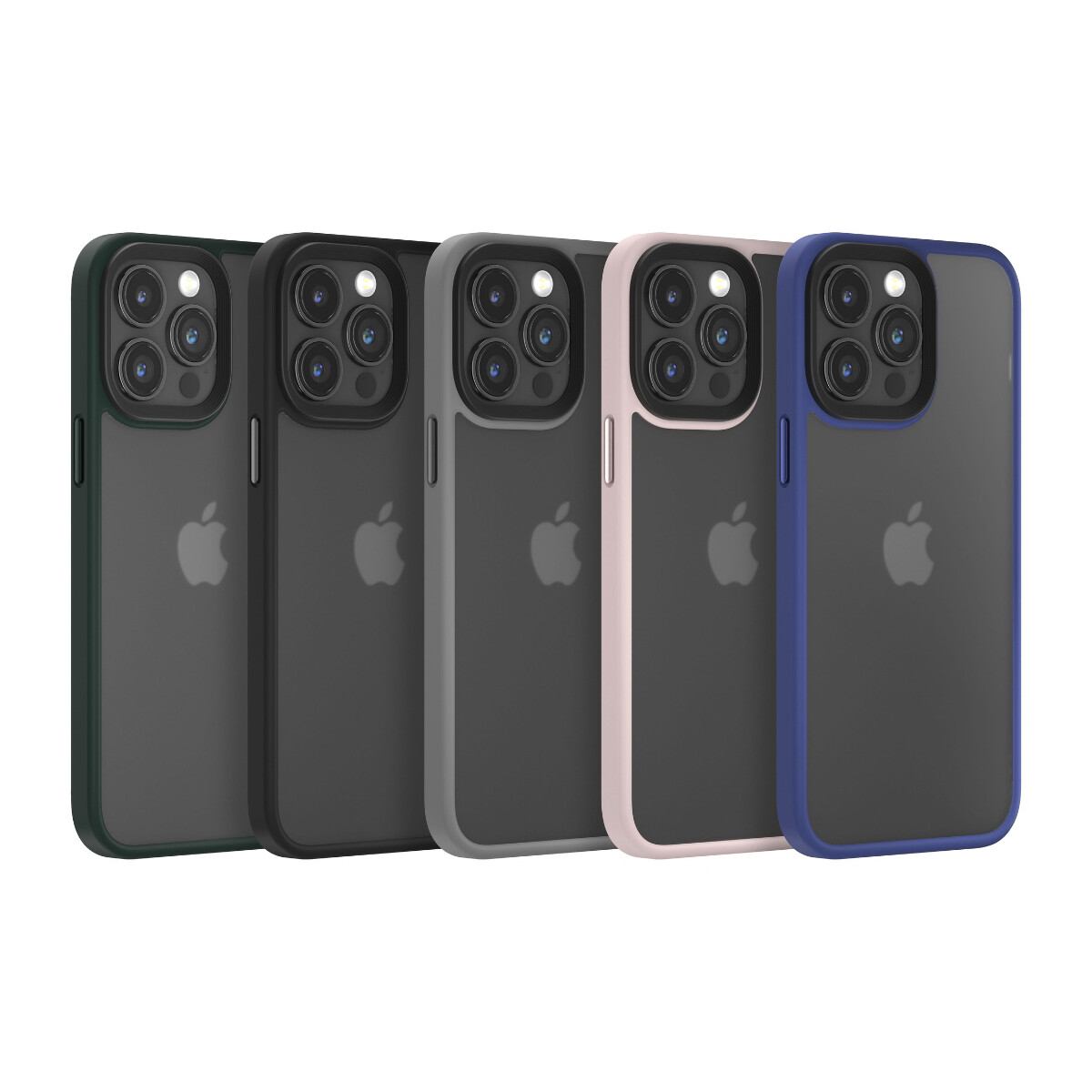 Protector Case Devia Pino Series con Bordes Reforzados para iPhone 15 Gray