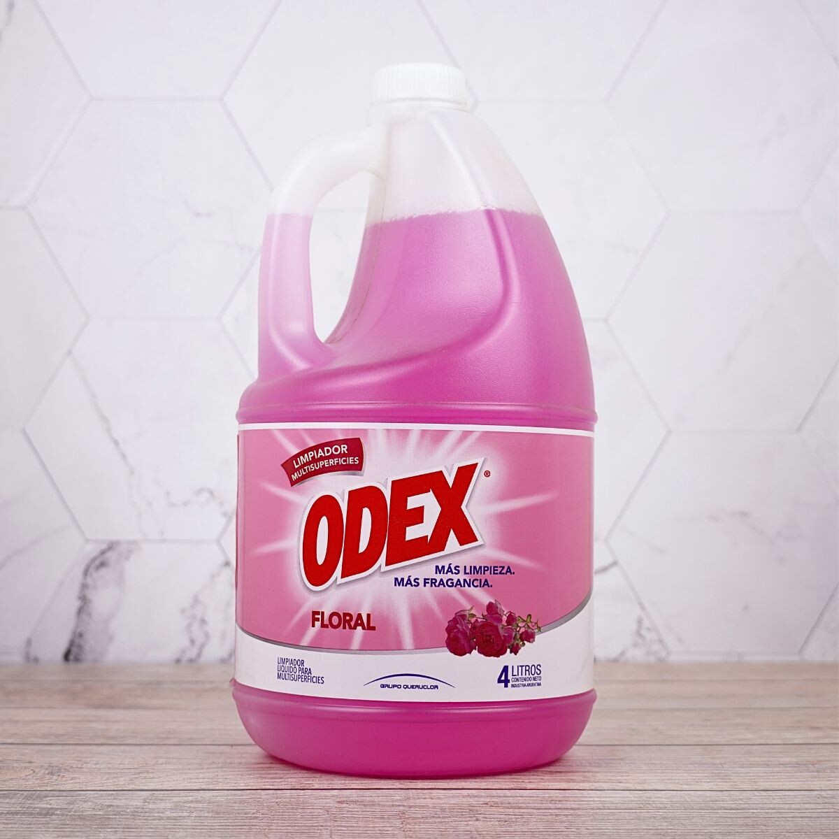 LIMPIADOR LIQUIDO ODEX 4 LT FLORAL MULTISUPERFICIES 