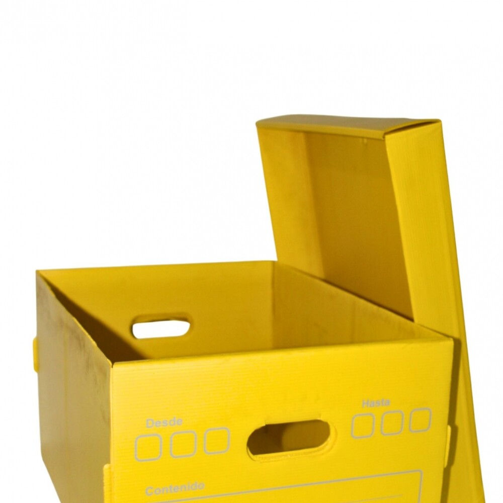 CAJA BIBLOS MULTIUSO COLOR AMARILLO