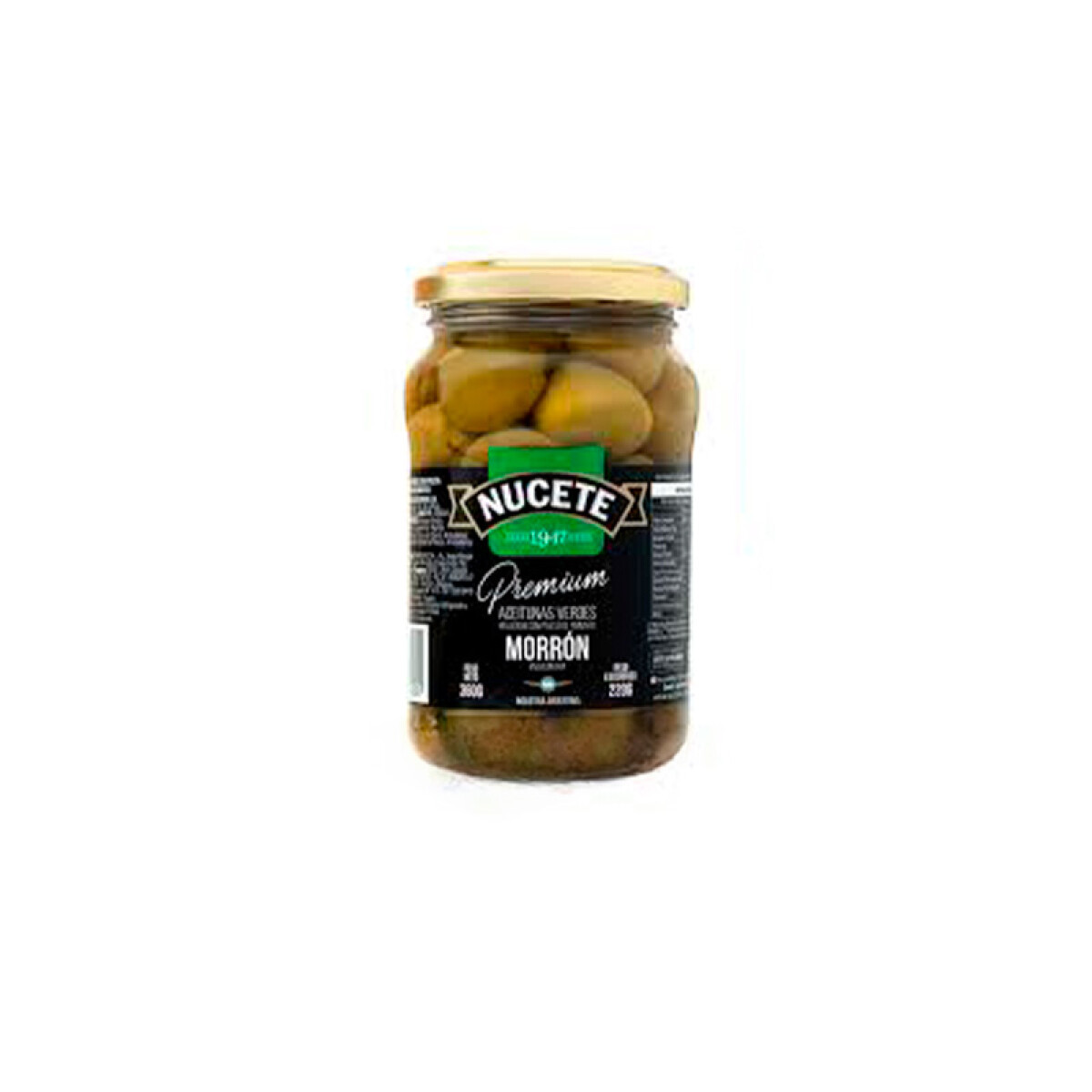 Aceitunas verdes rellenas 220g Nucete 