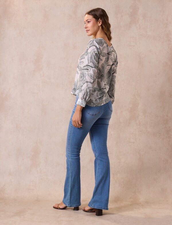Blusa Gasa VERDE/MULTI