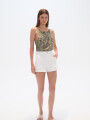 Short Bauruch Marfil / Off White