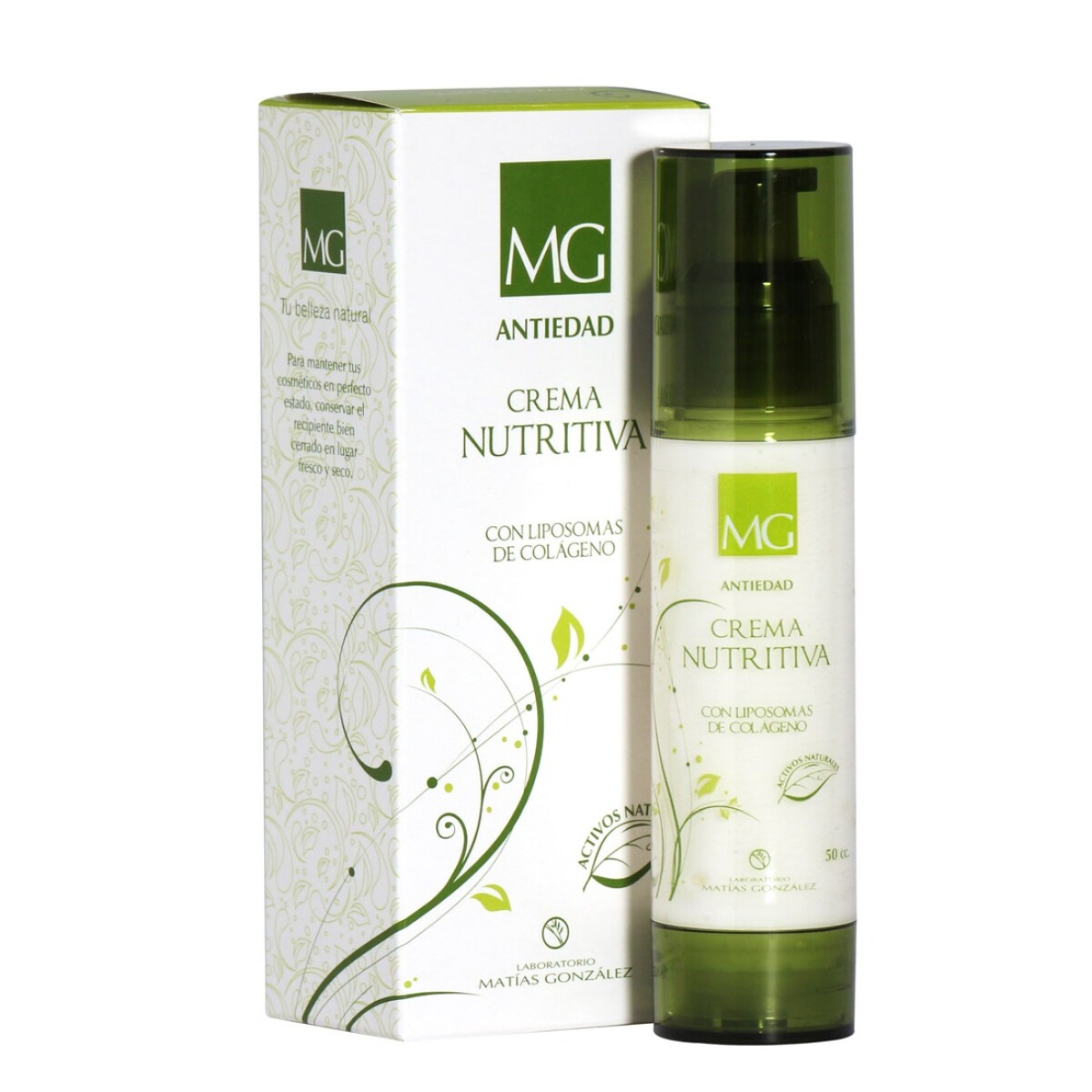 Crema Nutritiva Antiedad C/liposomas De Colágeno 50 Ml. 