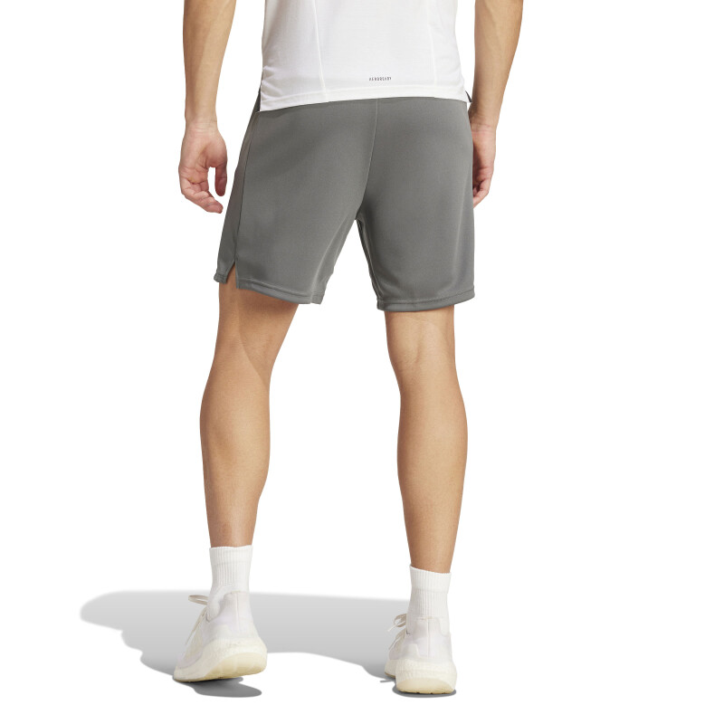 Short de Hombre Adidas Train Essentials Gris - Blanco