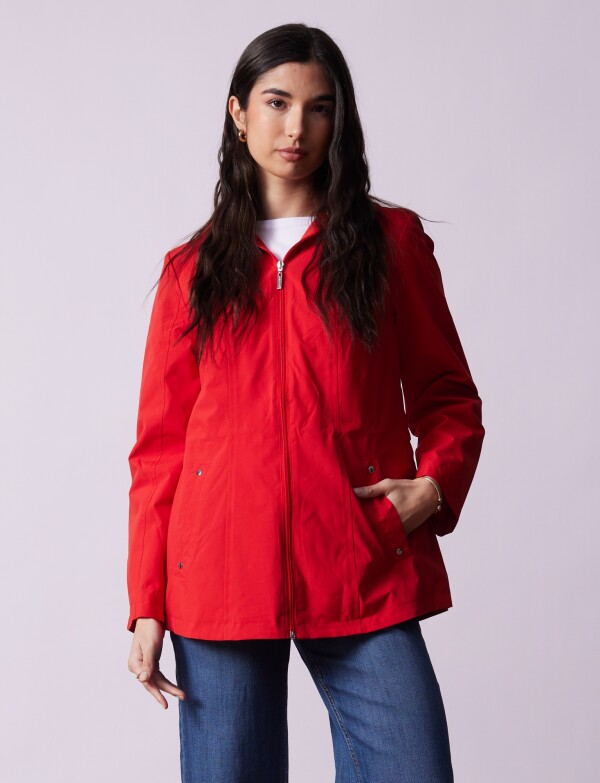 Campera Impermeable ROJO