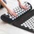 Colchoneta Mat + Almohada Acupuntura Masajeador Relajación Color Variante Negro