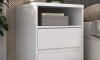 Mesa de Luz 2 Cajones SOUTH Plus Blanco