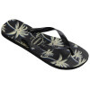 Ojotas Havaianas Aloha Negro-blanco