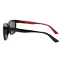 Lentes De Sol One Piece Bossa Nova De Policarbonato Negro/Negro