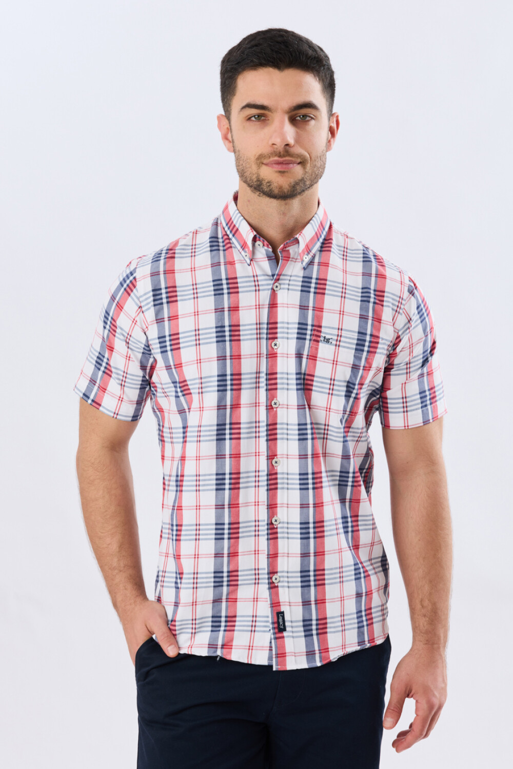 CAMISA SPORT CUADROS Rojo