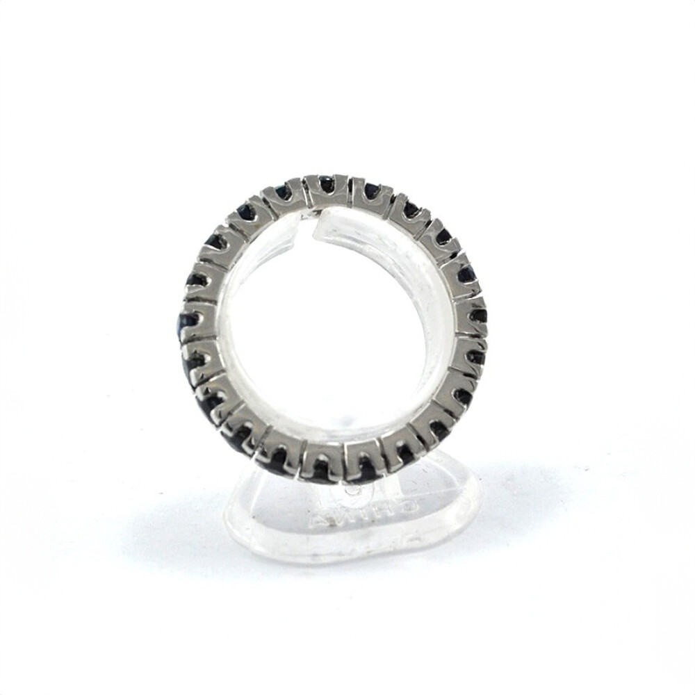 Anillo Sinfin En Oro Blanco Y Zafiros Anillo Sinfin En Oro Blanco Y Zafiros
