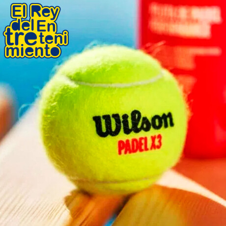 Set Tubo X3 Pelotas Wilson Para Padel Profesional 1