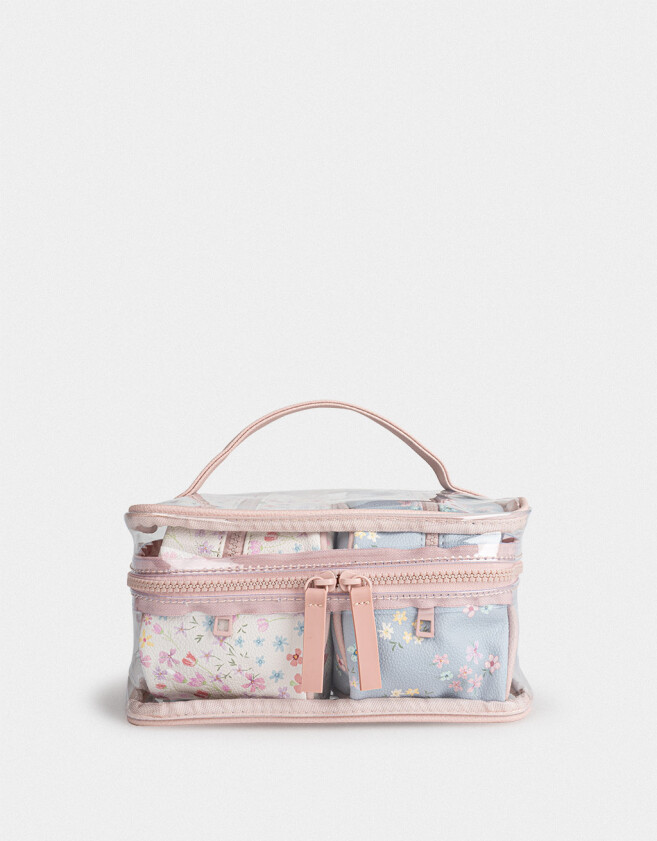 Porta Cosméticos Set De Portacosméticos - Rosa Viejo