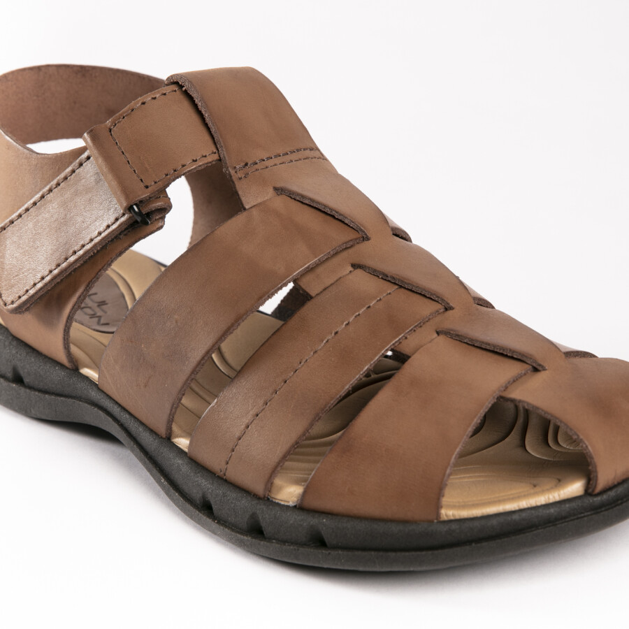 SNAKE CUERO SANDALIA BROWN