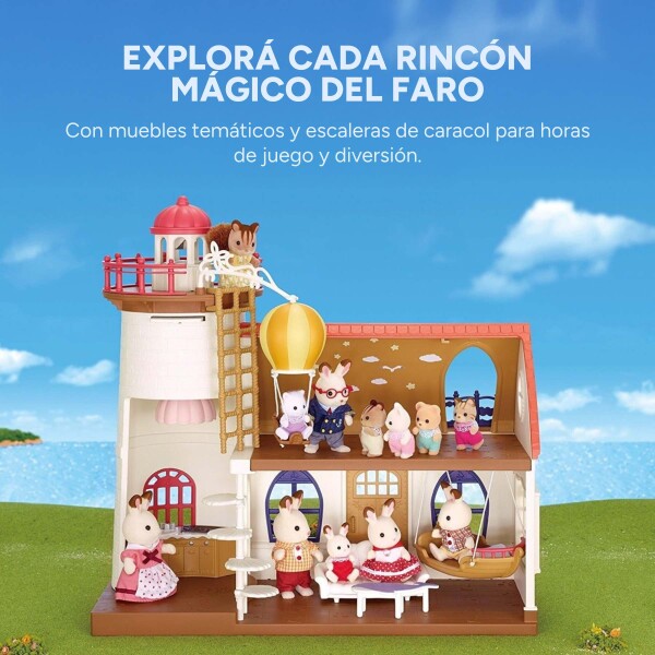 Sylvanian Families Casa Muñeco Faro Luz Bici Globo Aero Sylvanian Families Casa Muñeco Faro Luz Bici Globo Aero