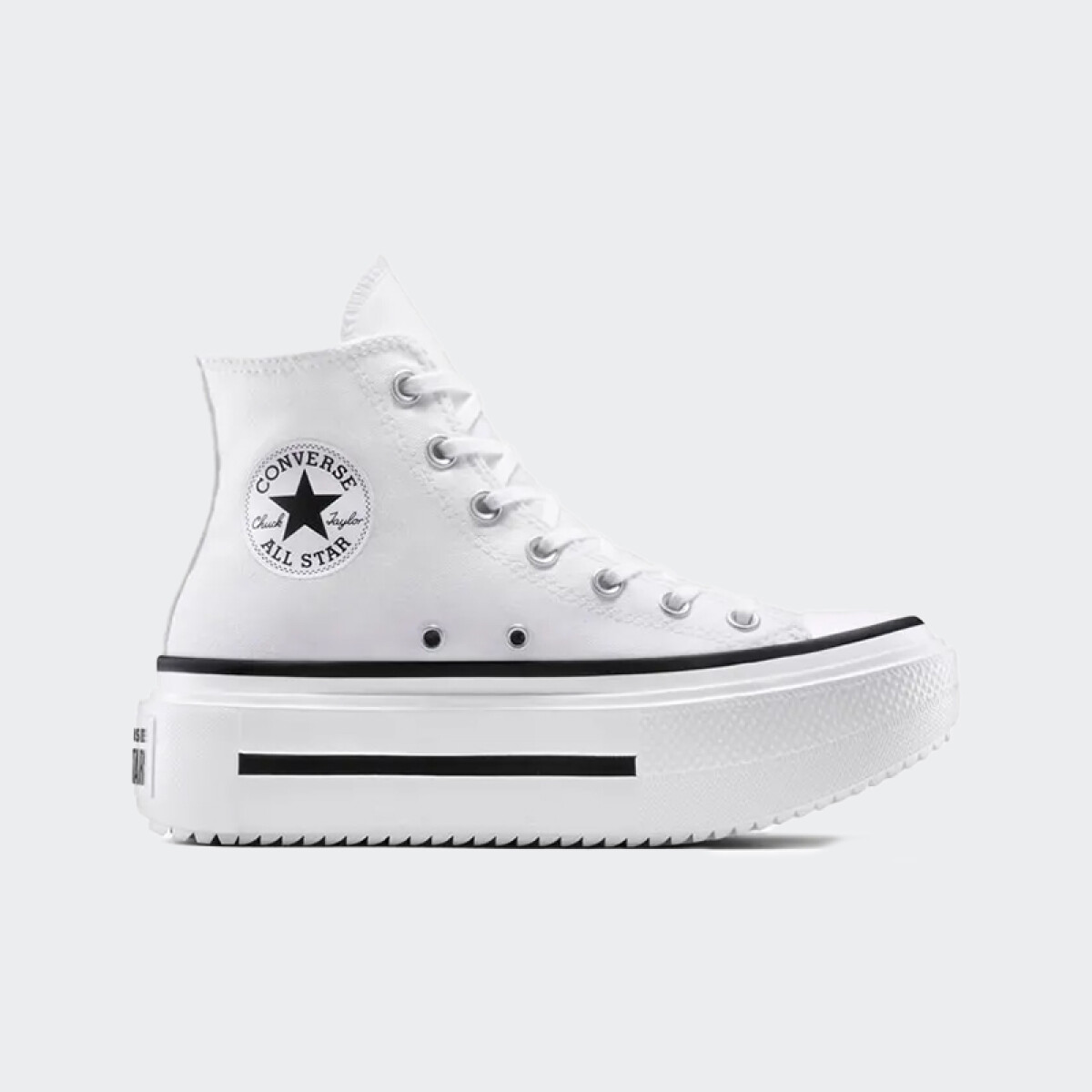 Championes Converse Chuck Taylor All Star Double Stack - Blanco 