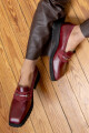 Mocasin mara Bordeaux