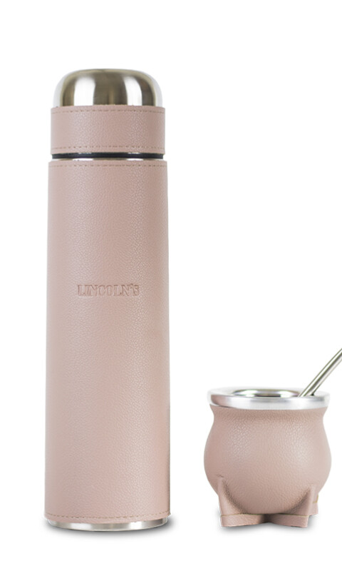 KIT MATERO NEW MOON GRANEADO FINO ROSA PASTEL