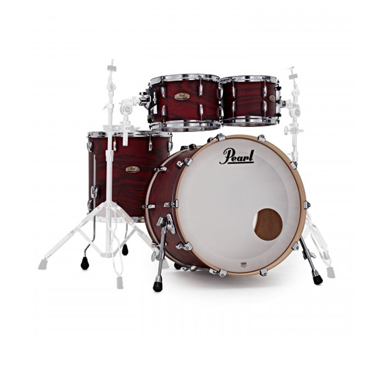 Bateria Pearl Session Studio Sts924xsp847 Scarlet Ash 5 Cuerpos 