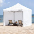 Gazebo Plegable Reforzado 3x3 M Con Paredes Carpa Autoarmable Jardin Playa Patio Toldo Imback Color Blanco Gazebo Plegable Reforzado 3x3 M Con Paredes Carpa Autoarmable Jardin Playa Patio Toldo Imback Color Blanco