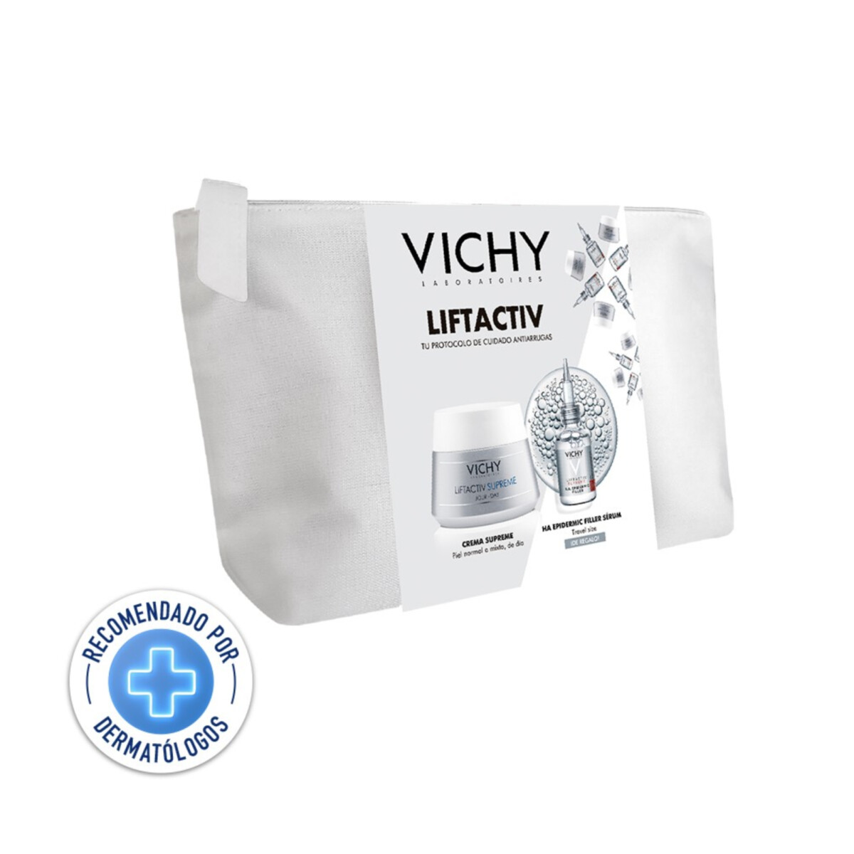 Pack Vichy Antiarrugas Crema Liftactiv Supreme y Sérum H.A Epidermic Filler - 30 ml 