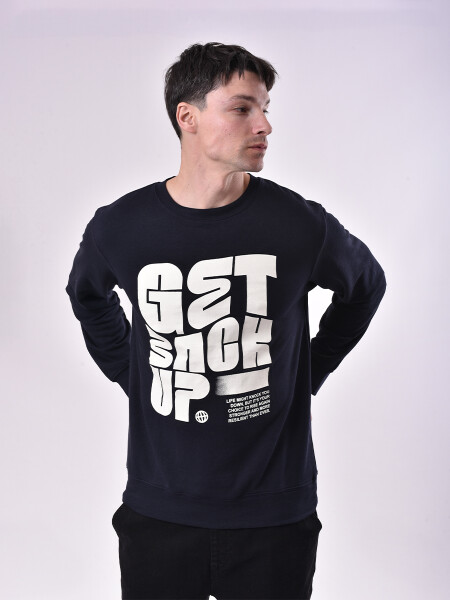 BUZO STREET AZUL OSCURO