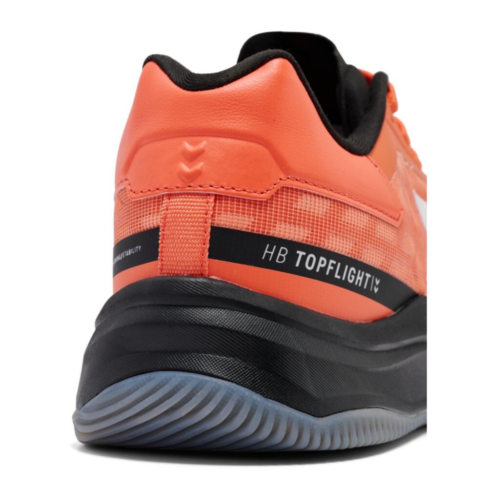 CALZADO DE HANDBALL TOPFLIGHT PRO NARANJA NEGRO