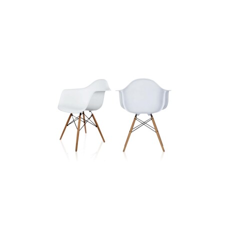 Sillas Eames con Apoyabrazos Blanco