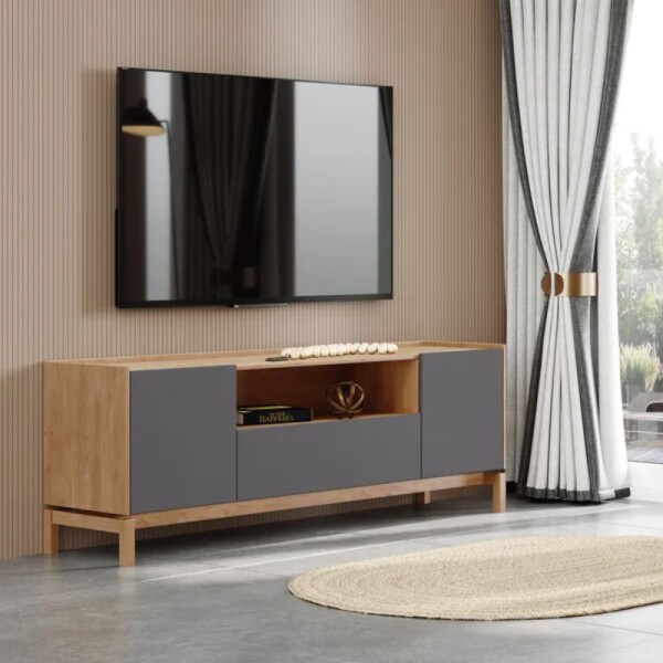 RACK 2 PUERTAS 1 CAJON BARCELONA - TAURI/CONCRETO RACK 2 PUERTAS 1 CAJON BARCELONA - TAURI/CONCRETO