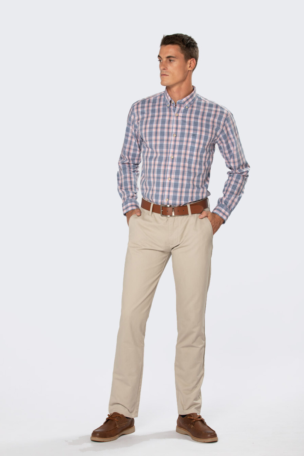 PANTALÓN CLÁSICO GABARDINA Beige