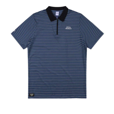 Remera Rivvia Projects Stripe Polo Azul