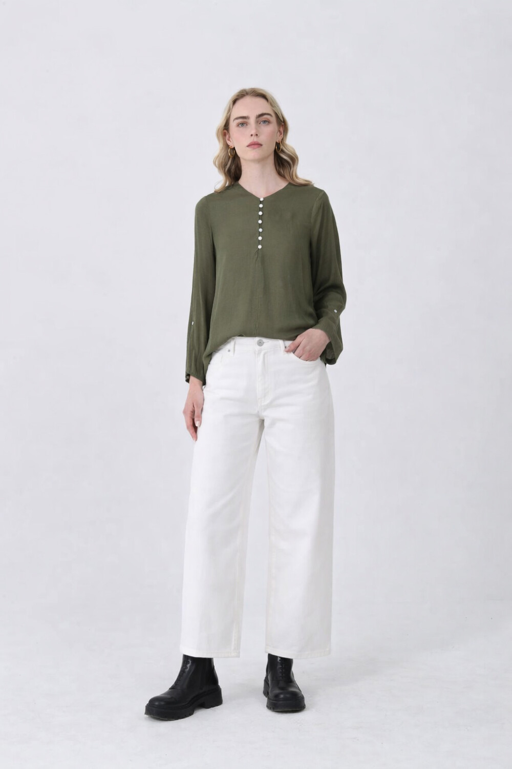 Blusa Zoyan Verde Oliva