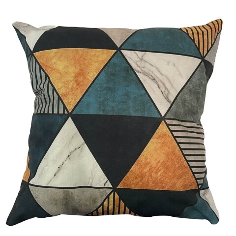 ALMOHADON ESTAMPADO 45x45CM TRIANGULOS DIF COLORES ALMOHADON ESTAMPADO 45x45CM TRIANGULOS DIF COLORES