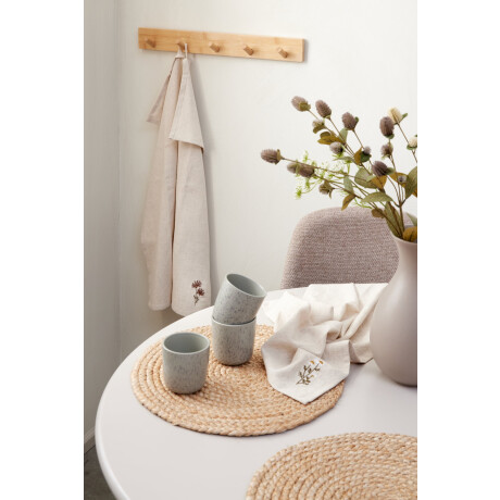 Mantel Individual Bukketorn Ø38 Natural