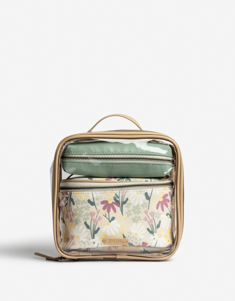 Porta Cosméticos Set De Portacosméticos - Estampado Flores