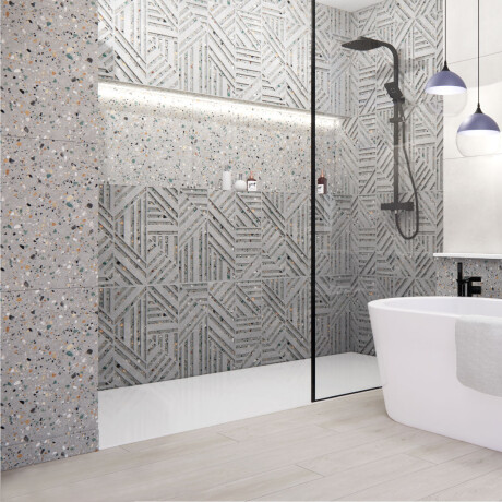 Porcelanato Terrazo Mate 60X120Cm Piso Pared 000