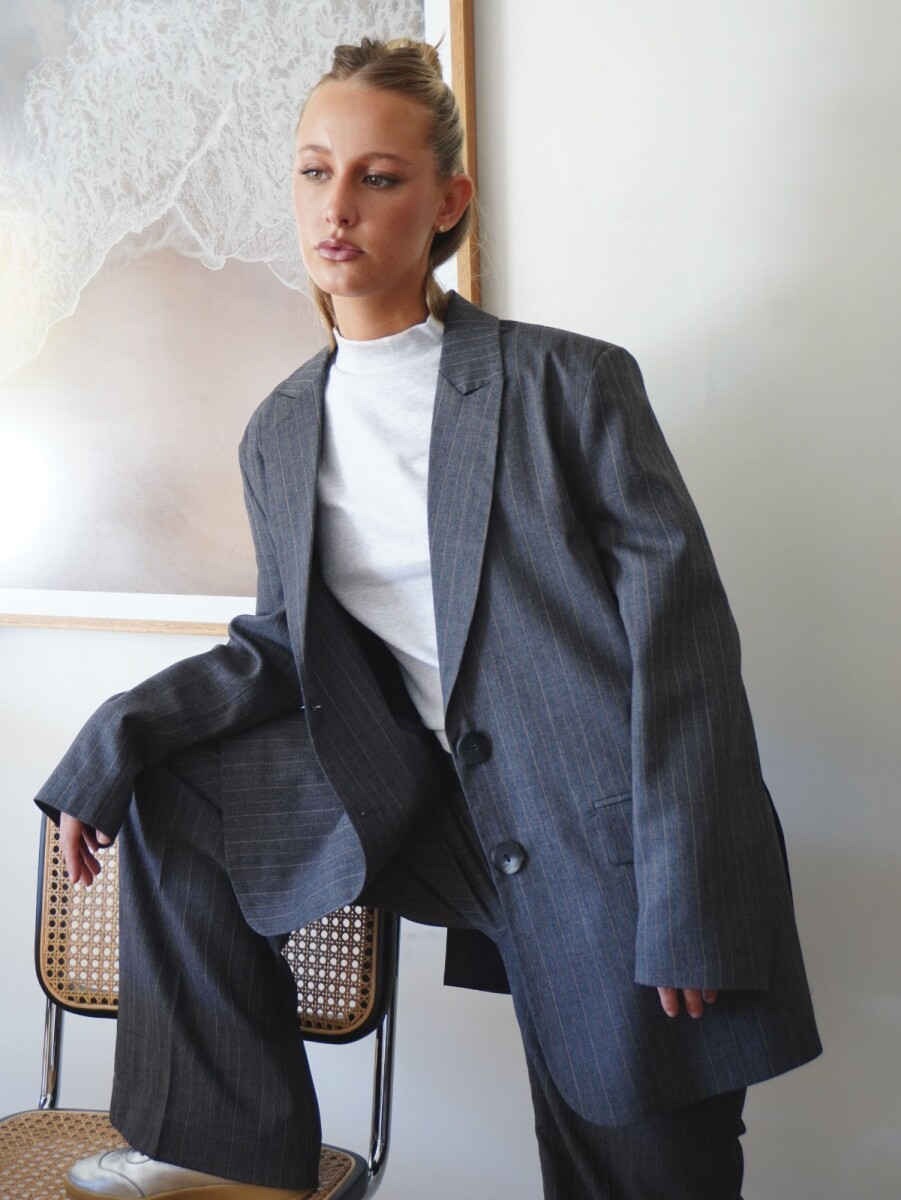 Blazer Sastre Cashmire - Gris 