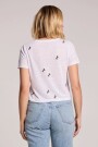 REMERA TOSSED HORSES Blanco