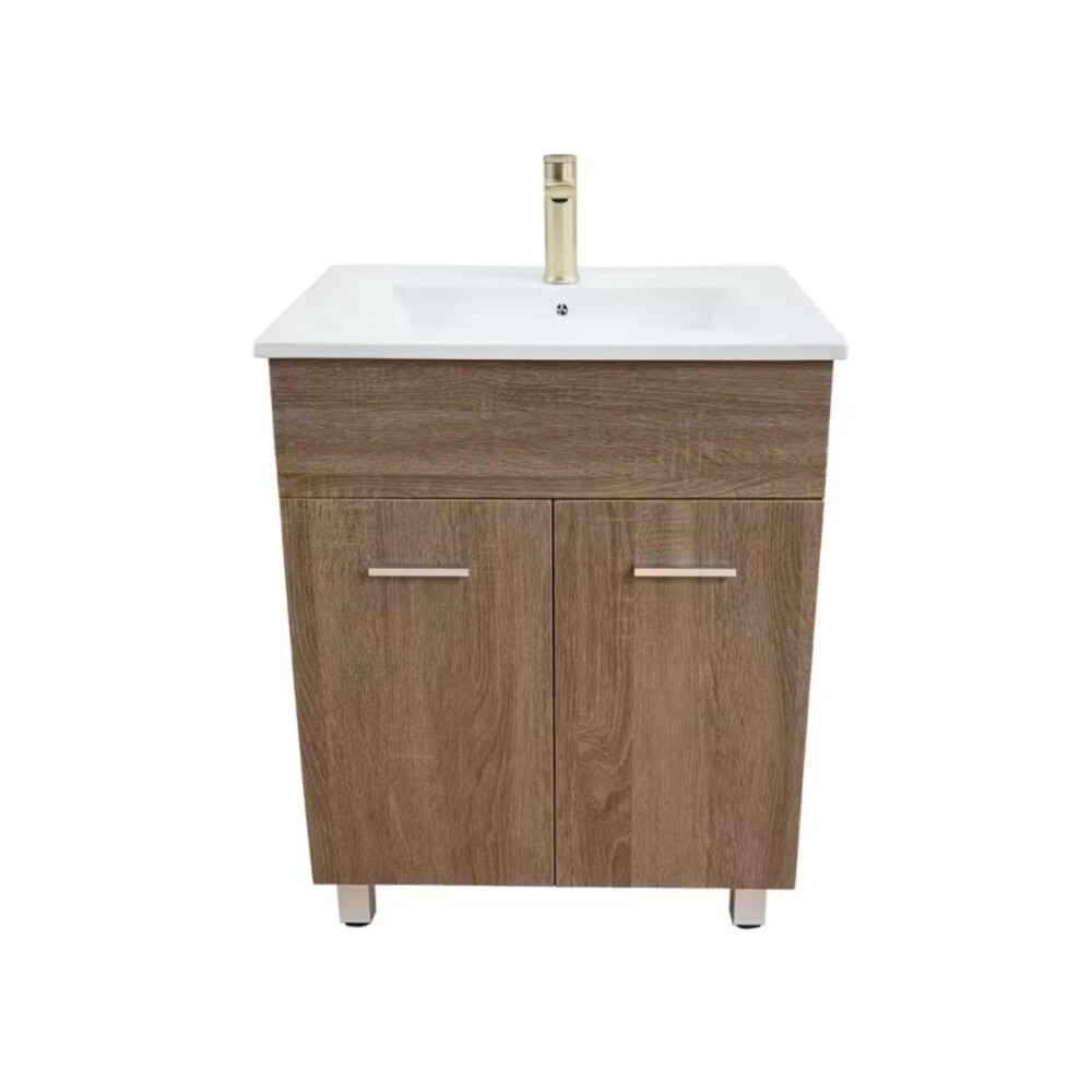 Mueble de pie con mesada 2 puertas Dark Sona 60x46 Mueble De Pie Con Mesada 2 Puertas Dark Sona 60x46