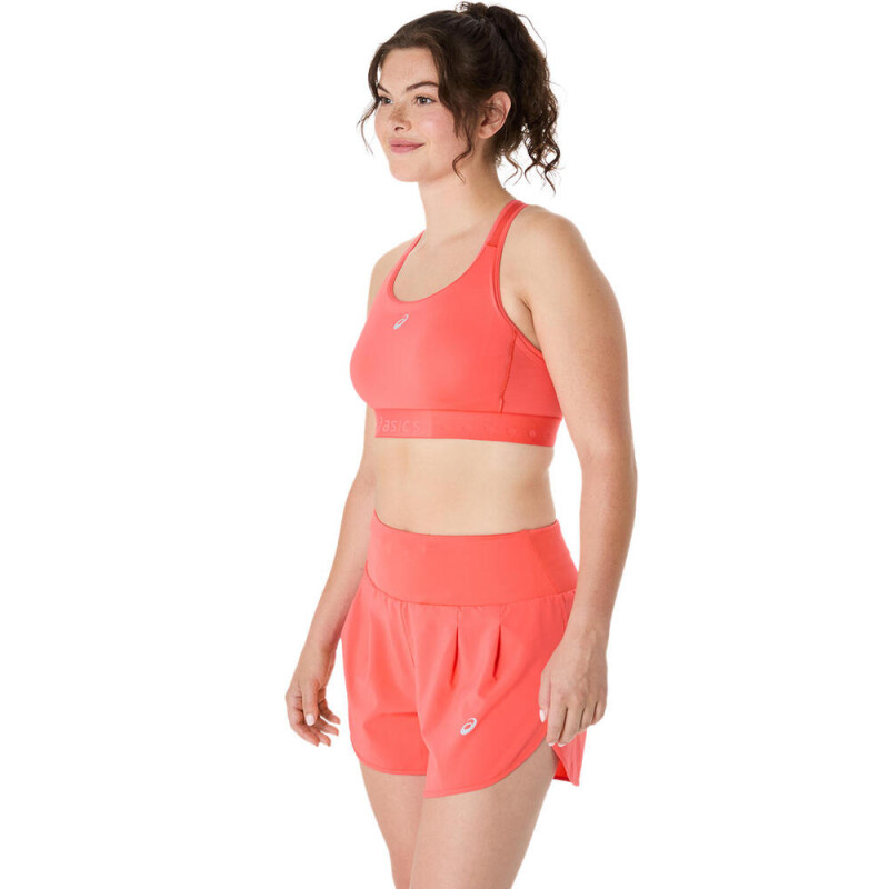 Bra Running Road Compression Mujer Coral Reef