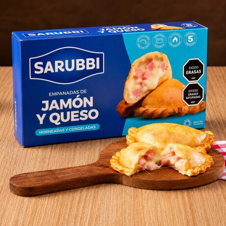Caja X5 de Empanadas Jamon y Queso Sarubbi 350GR 001