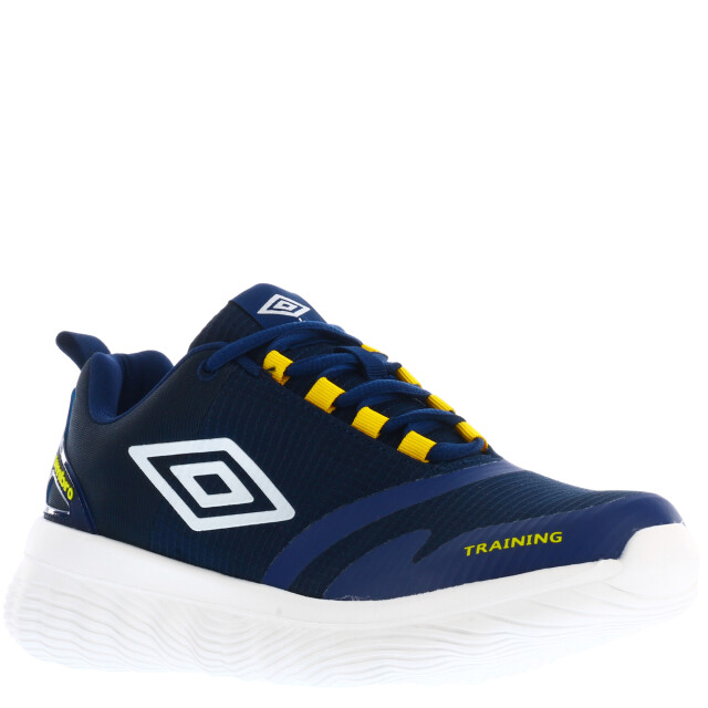 Championes de Hombre Umbro Nalad Azul Marino - Amarillo - Blanco